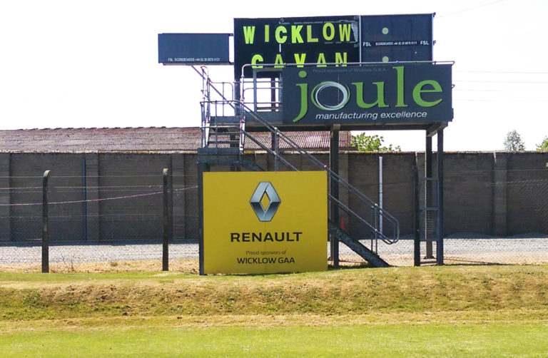 Sponsorship Print for Renault at Wicklow GAA