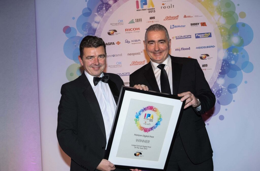 Winning at the Irish Print Awards