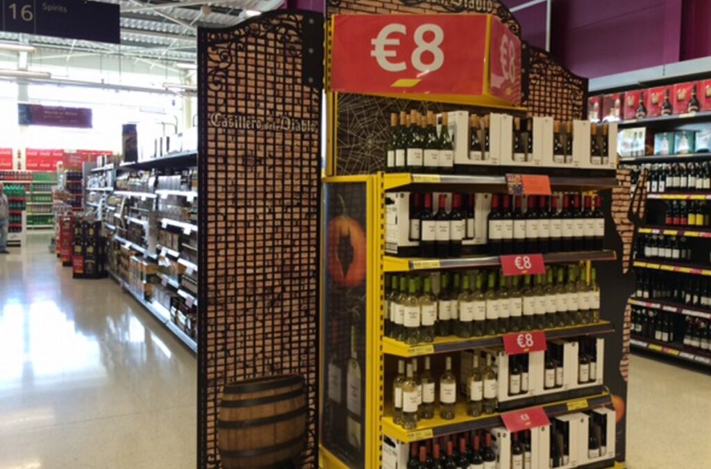 Retail Print | Casillero In-Store Theatre in Tesco Ireland