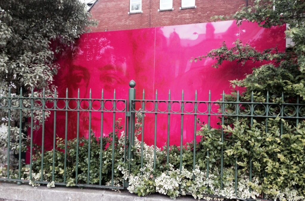 Hoarding with Anti-Graffiti Lam