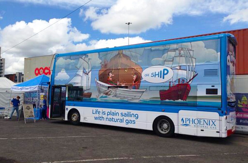 Complete Bus Wrap Achieves Amazing Impact