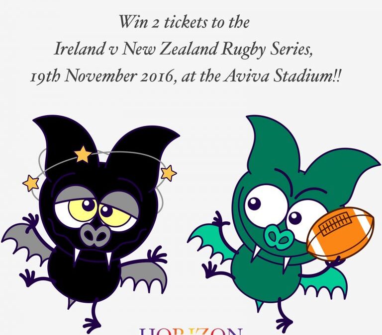 Win 2 tickets to the Ireland v New Zealand Rugby Series, 19th November 2016, at the Aviva Stadium!!