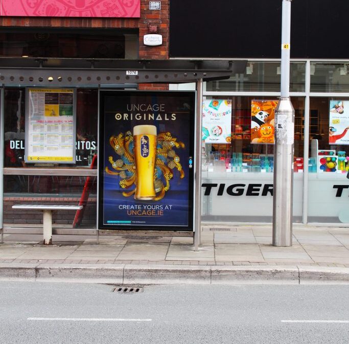 Lenticular 6 Sheet Adshel for Tiger Beer